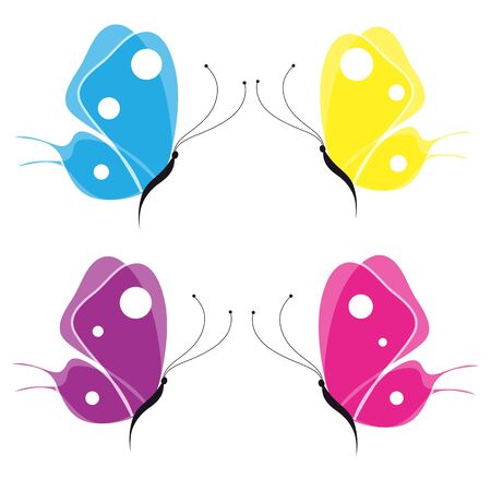 butterflyのイラスト素材