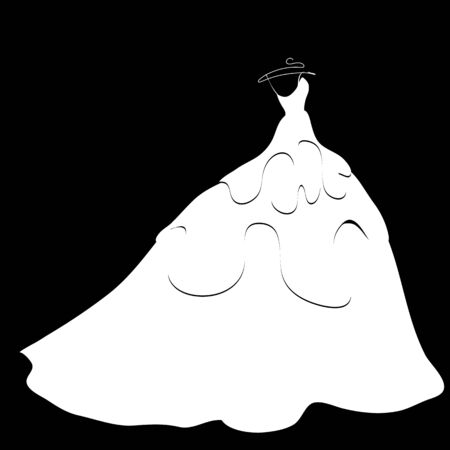 wedding dressのイラスト素材