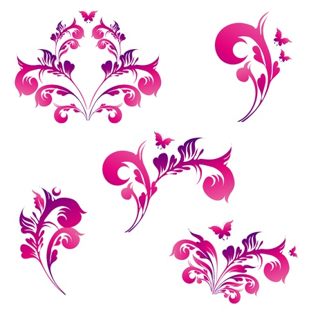  butterflies のイラスト素材