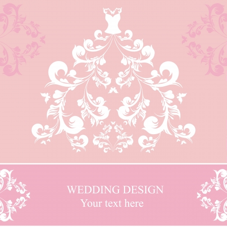 wedding dressのイラスト素材