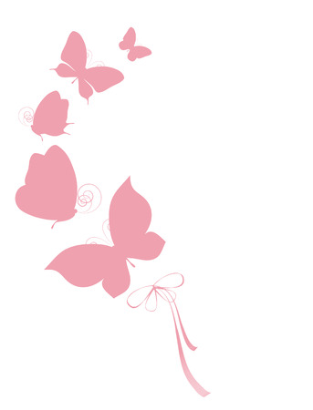 butterflies designのイラスト素材