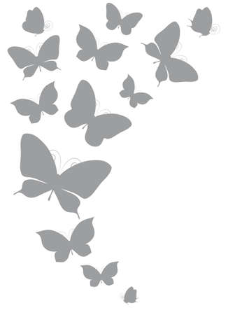butterflies designのイラスト素材