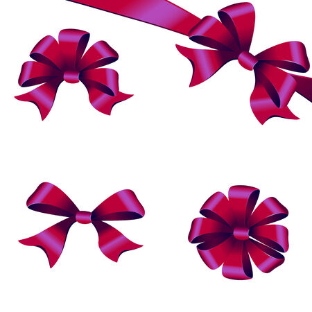 bows designのイラスト素材