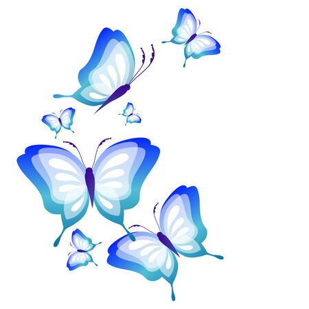 butterflies designのイラスト素材