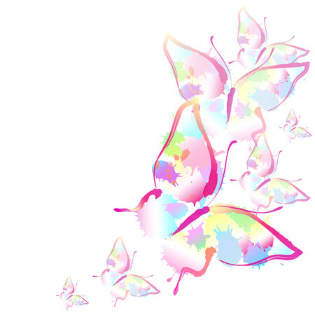 butterflies designの写真素材