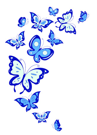 butterflies designのイラスト素材