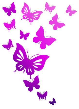 butterflies designの写真素材