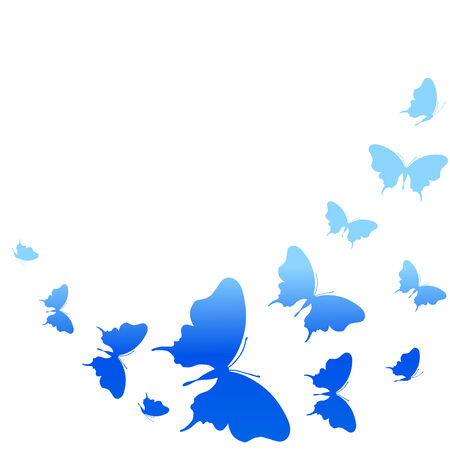 butterflies designのイラスト素材