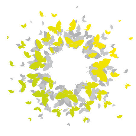 butterflies designのイラスト素材