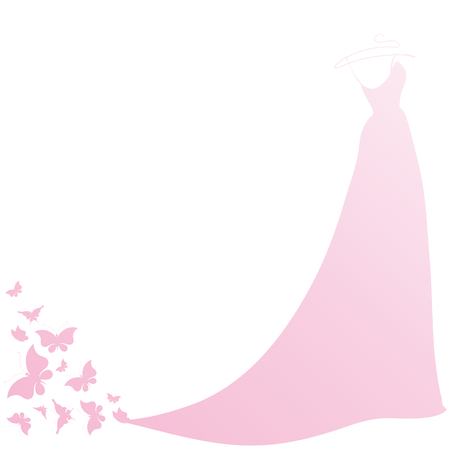 dress,wedding designのイラスト素材