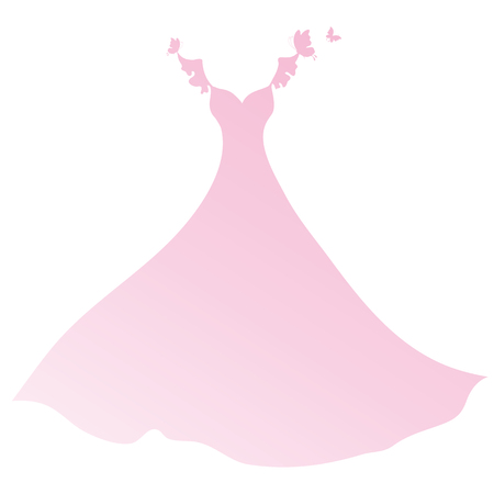 dress,wedding designのイラスト素材
