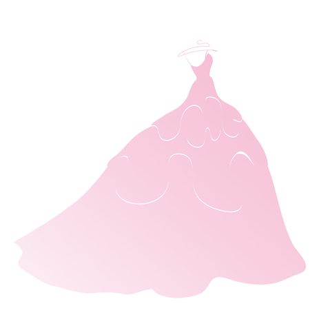 dress,wedding designのイラスト素材