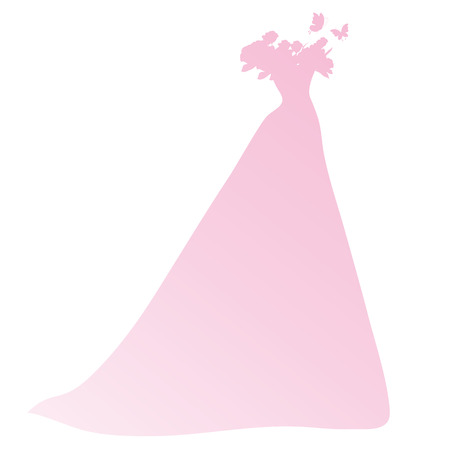dress,wedding designのイラスト素材