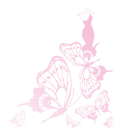 dress,wedding designのイラスト素材
