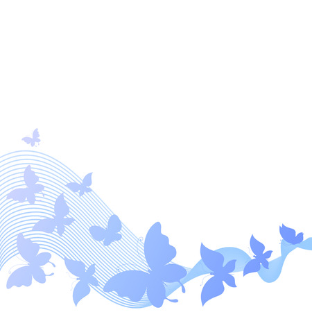 butterflies designのイラスト素材