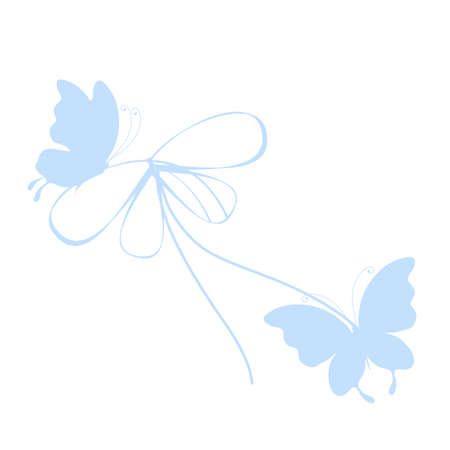 butterflies designのイラスト素材