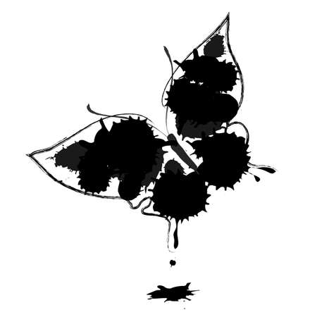 butterflies designのイラスト素材