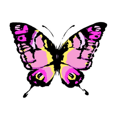 butterflies designのイラスト素材