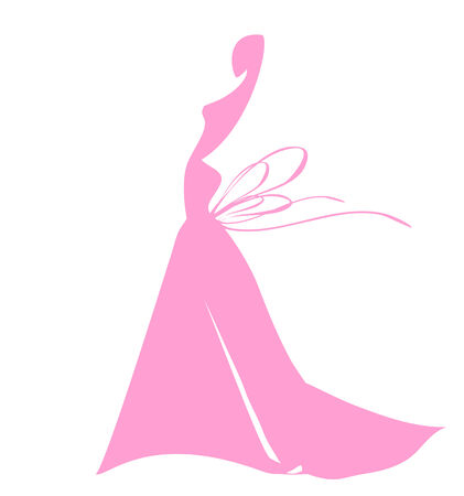 dress designのイラスト素材
