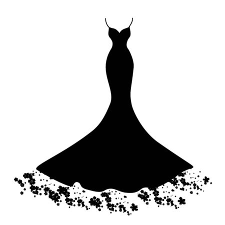 dress designのイラスト素材