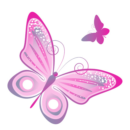 butterflies designのイラスト素材