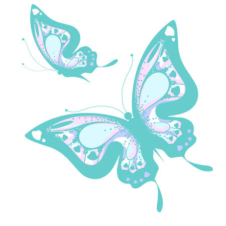 butterflies designのイラスト素材