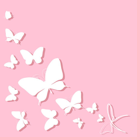 butterflies designのイラスト素材