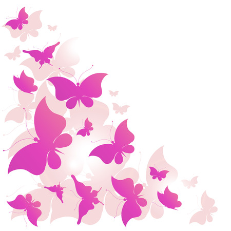 butterflies designのイラスト素材