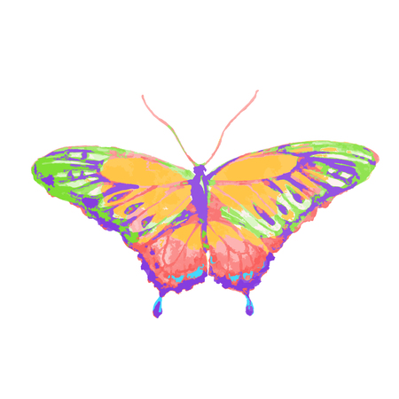 butterflies designのイラスト素材