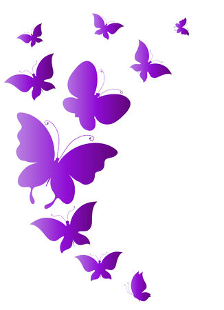 butterflies designのイラスト素材