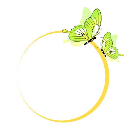 butterflies designのイラスト素材