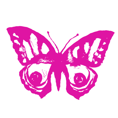 butterflies designのイラスト素材