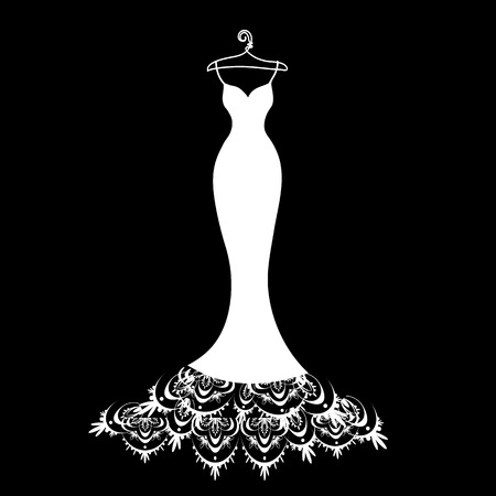 dress designのイラスト素材