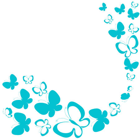 butterflies designのイラスト素材