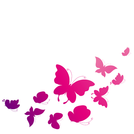 butterflies designの写真素材