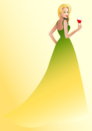 beautiful womanのイラスト素材