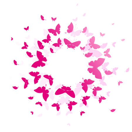 butterflies designのイラスト素材