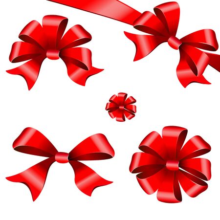 bows designのイラスト素材