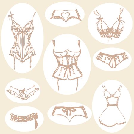 underwear designの写真素材