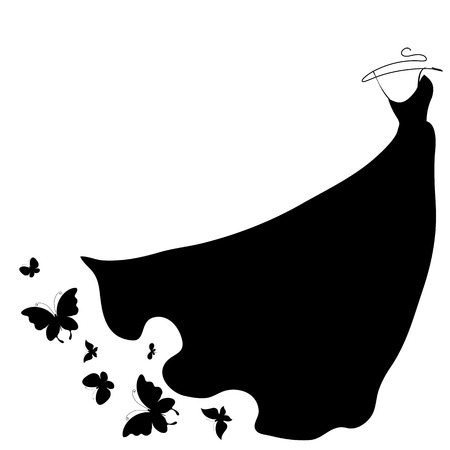 dress designのイラスト素材