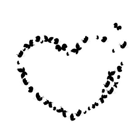 butterflies designのイラスト素材