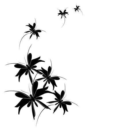 butterflies designのイラスト素材
