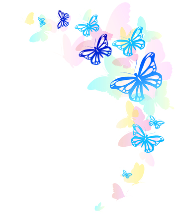 butterflies designのイラスト素材