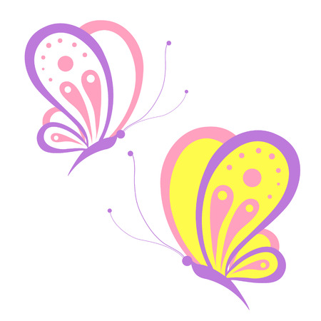 butterflies designの写真素材