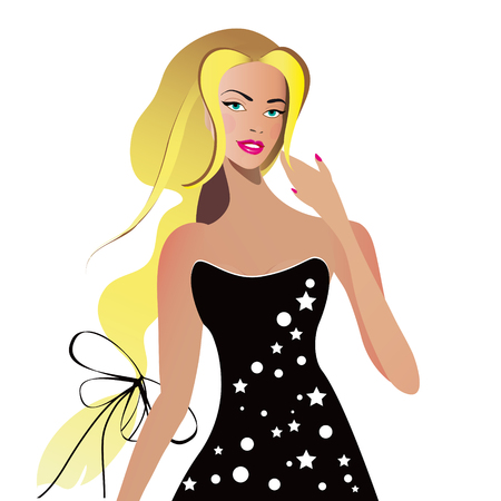 beautiful womanのイラスト素材