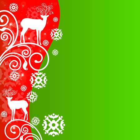 Christmas card, holidayのイラスト素材