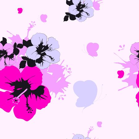 set of beautiful roses,pattern flowers, isolated on a whiteのイラスト素材