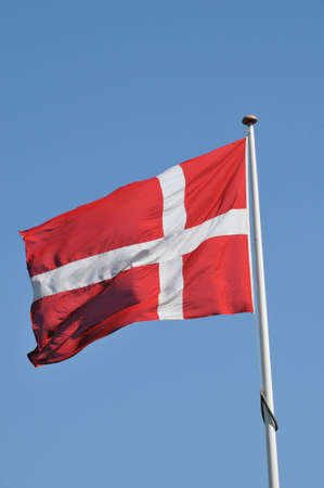 Danish Flagの写真素材