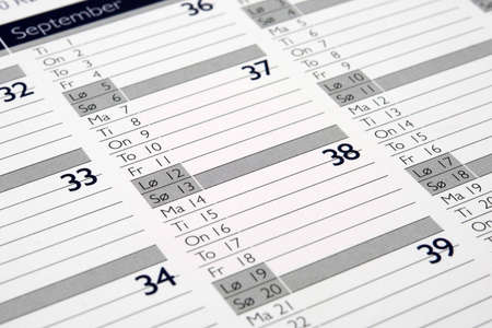 Calendarの写真素材