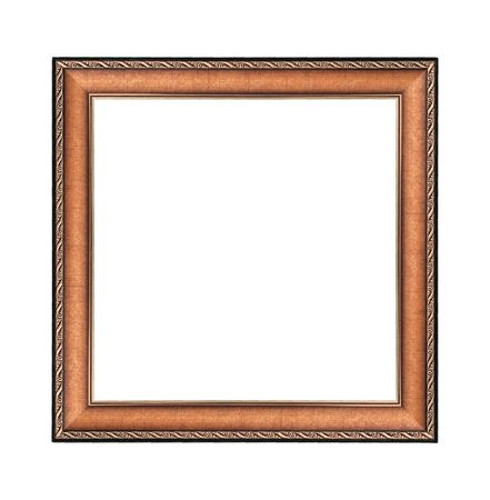 old frame on a white background の写真素材